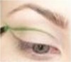 Apply layer of green eyeshadow