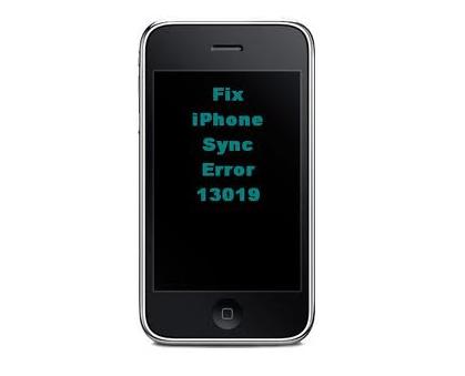 Fix 13019 iPhone Error