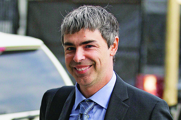 Larry Page loses his voice