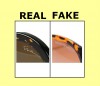 real verses fake Armani goggles