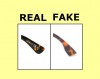 real verses fake Armani goggles