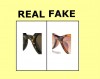 real verses fake Armani goggles