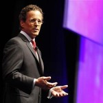 Philipp Humm, CEO & President of T-Mobile USA addresses attendees during the International CTIA WIRELESS Conference & Exposition in New Orleans, Louisiana