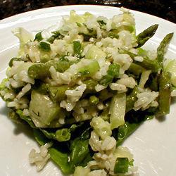 Asparagus, Cucumber and Rice Salad receipe