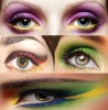 Bright Eye Makeup for Green Eyes