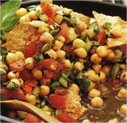 Chickpea and Pitta Salad Recipe