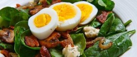 Egg and Spinach Salad Recipe