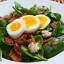 Egg and Spinach Salad Recipe