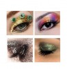 Glitter or Shimmer Eye Makeup for Green Eyes