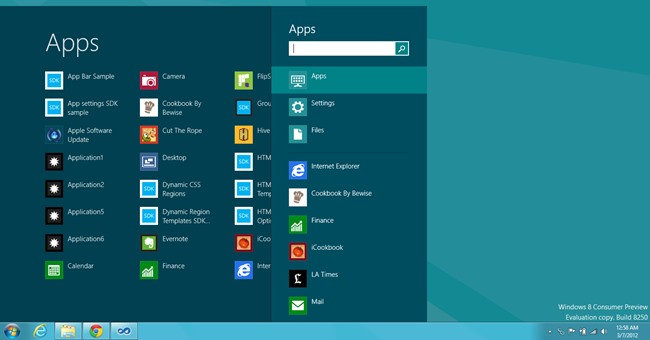 Metro Style Start Menu and Start Button in Windows 8