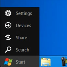 Make Your Own Windows 8 Start Button with Zero Memory Usage