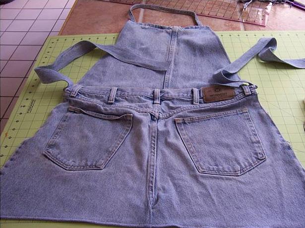 How to make Old Jean Appron