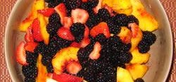 Peach and Summer Berry Salad