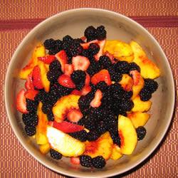 Peach and Summer Berry Salad