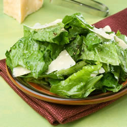 Romaine with Garlic Lemon Anchovy Dressing Recipe