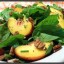 Spinach Peach and Pecan Salad