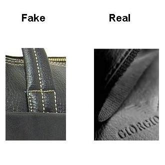 How to Spot a Fake Armani Briefcase