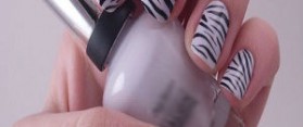 How to make Zebra Nails