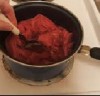 dyeing in a pan