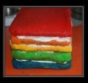 make a rainbow cake