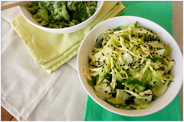 ginger cucumber salad