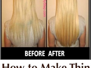 how to make thin hair look thicker