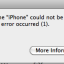 iphone error 1