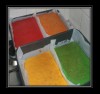 place aking tins in oven