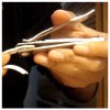 triming the acrylic nail