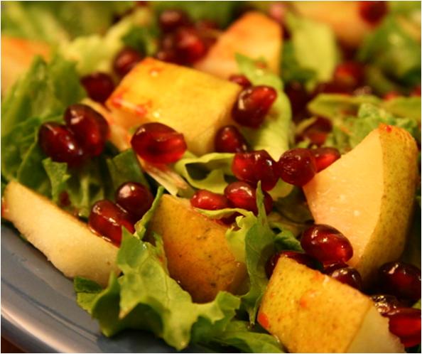 Batavia with Pomegranate Winter Salad Recipe