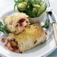 Creamy Seafood Wraps with Courgette and Cucumber Salad Recipe