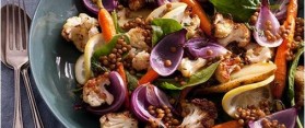 Lemony Lentil and Vegetable Salad Recipe