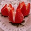 Strawberries Filled with Almond Cream