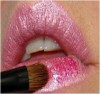 Create Glitter Lips