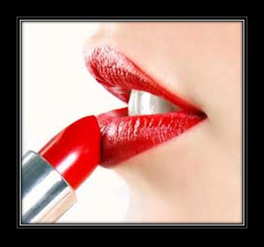wear red lipstick