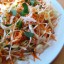 Cabbage and Carrot Salad with Spiced Yoghurt Dressing Recipe