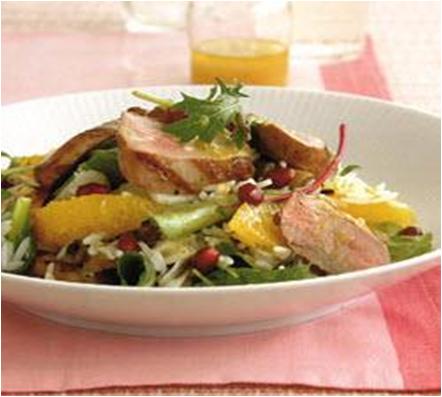 Duck Salad with Mushrooms and Oranges Recipe