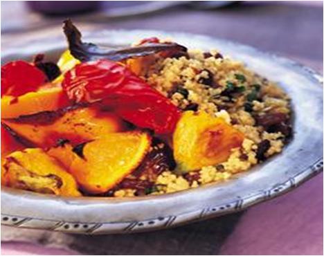 Persian Style Squash Couscous Salad Recipe