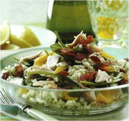 Pesto Rice Salad with Tuna Recipe