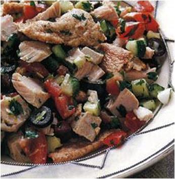 Tunisian Fattoush with Tuna Recipe