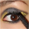 Gold and Black Cat Eye Makeup