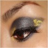 Gold and Black Cat Eye Makeup