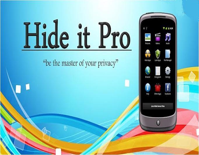 Hide Media Files on Android with hide it Pro