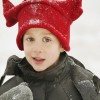 Kid with warm Hat