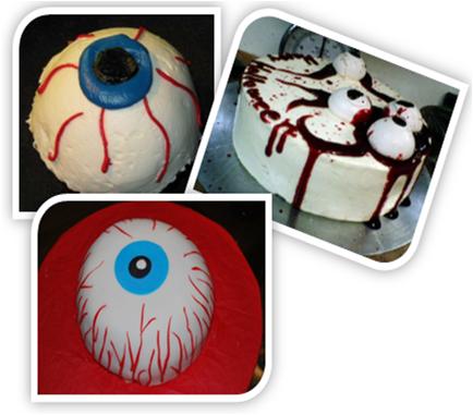 Halloween Eye Ball Cake