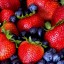 Peppered Strawberries and Blueberries Recipe
