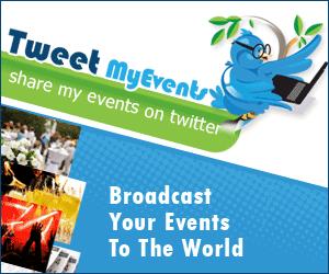 Promote Events on Twitter using TweetMyEvents