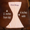 draw hourglass shape