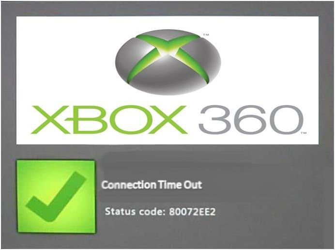 Xbox Error 80072EE2