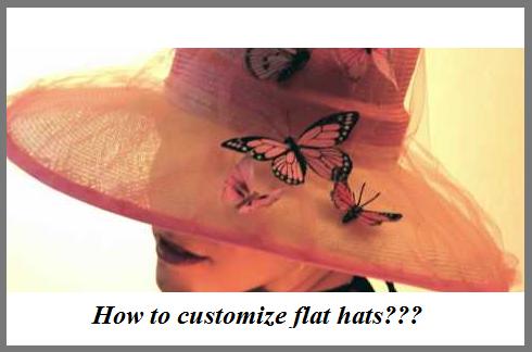 how to customize flat hat